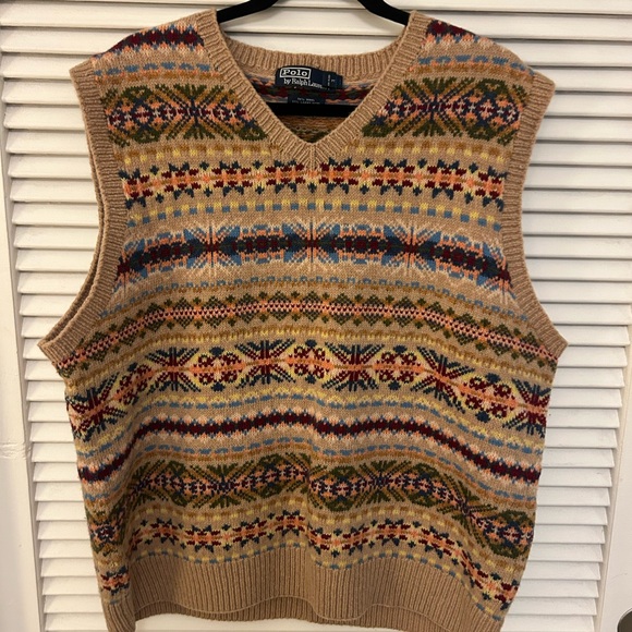 Polo Ralph Lauren Other - Fair Isle Ralph Lauren Men's Tan Sweater Vest